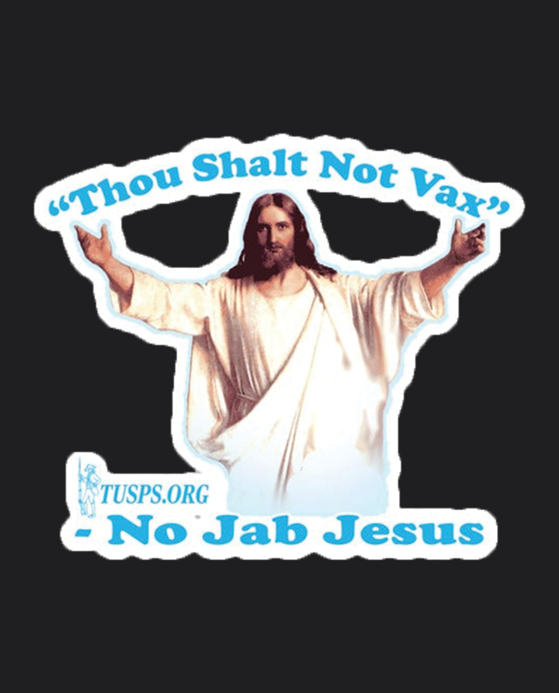 NO JAB JESUS STICKERS – TUSPS Gear