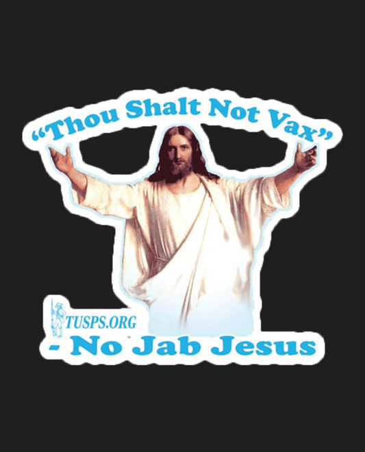 NO JAB JESUS STICKERS