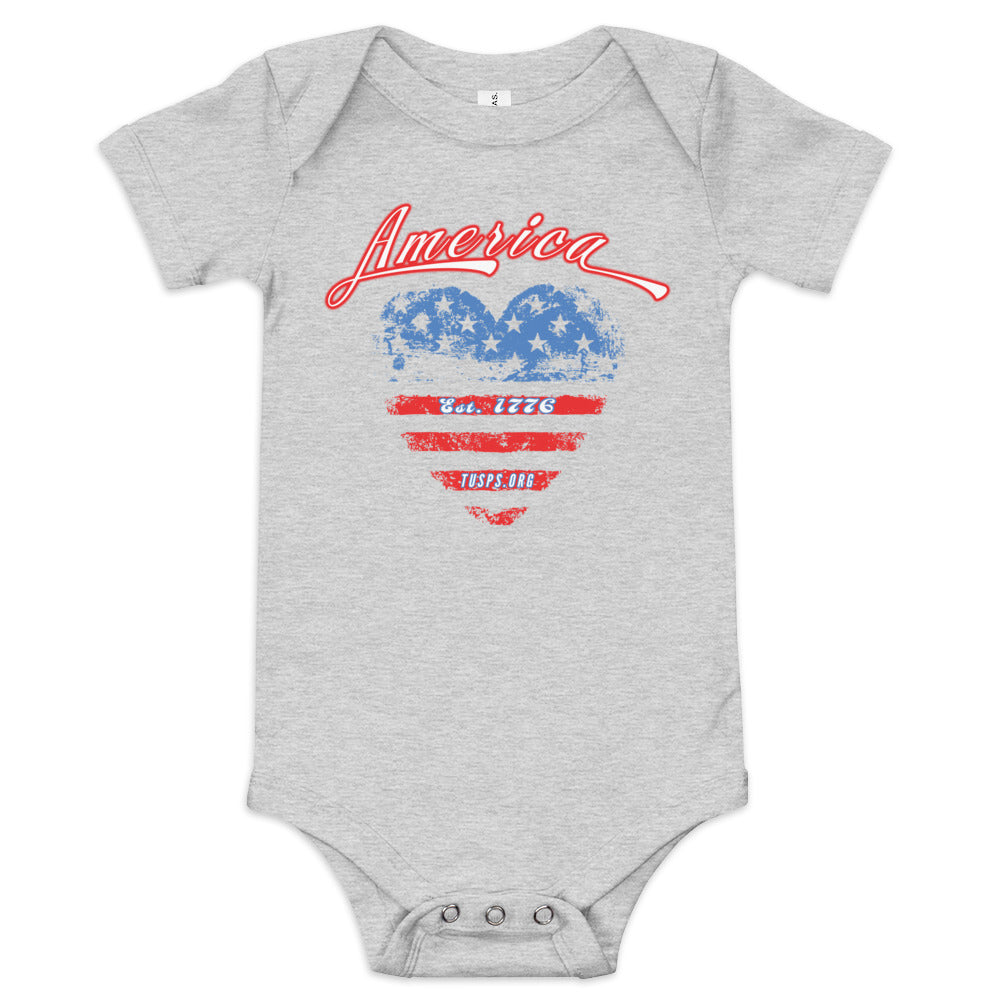 BABY - LOVE AMERICA ONESIE