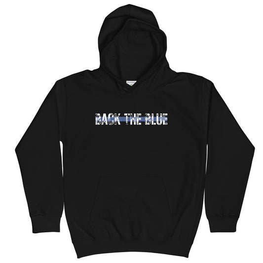 YOUTH - BACK THE BLUE HOODIE