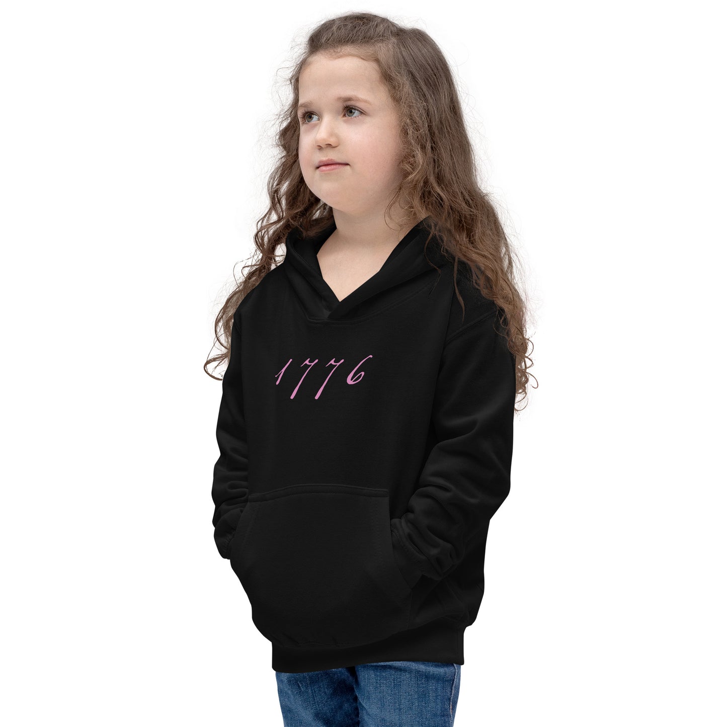 YOUTH - WE THE PEOPLE FLAG HOODIE - PINK CAMO EDITION