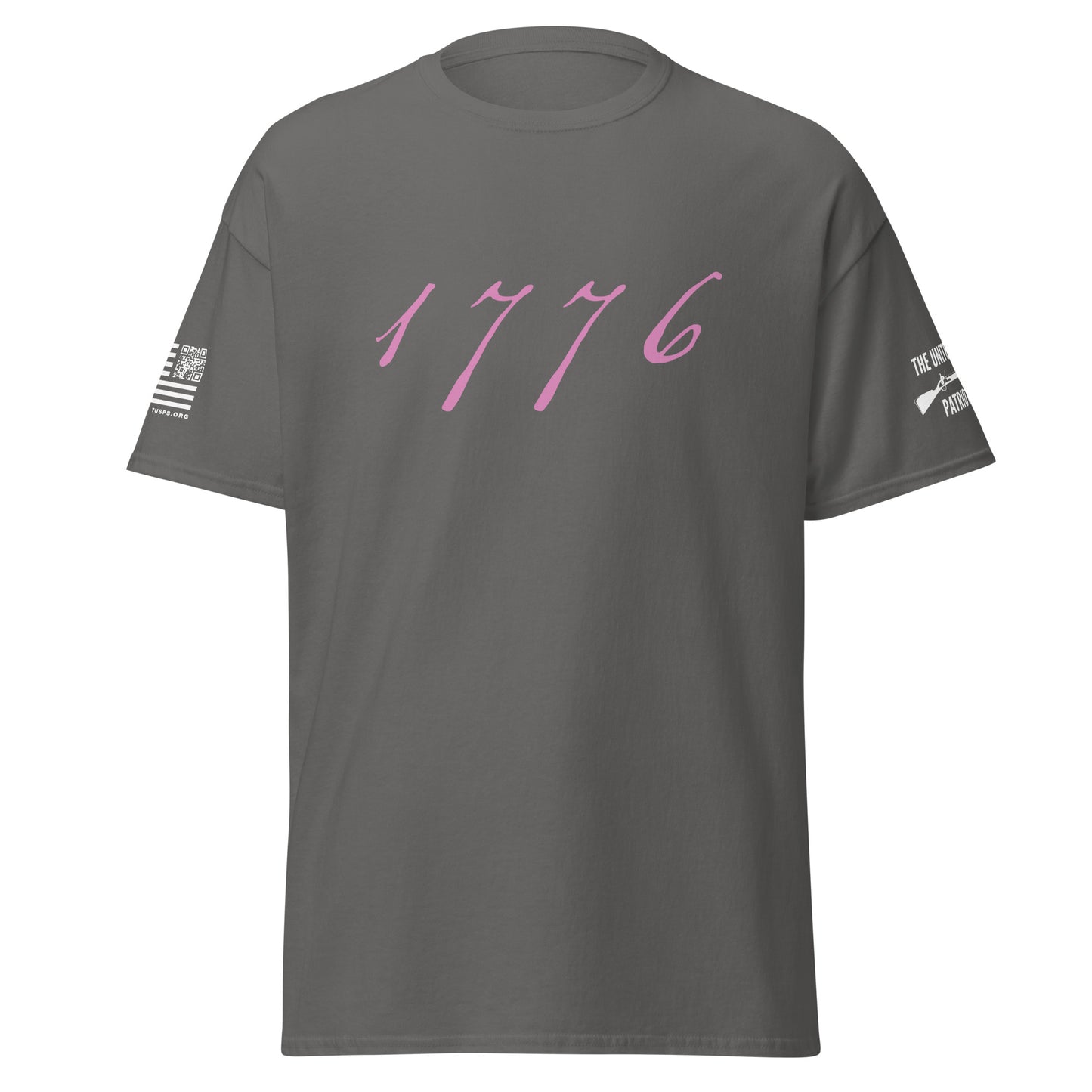 WE THE PEOPLE FLAG TEE - PINK CAMO EDITION