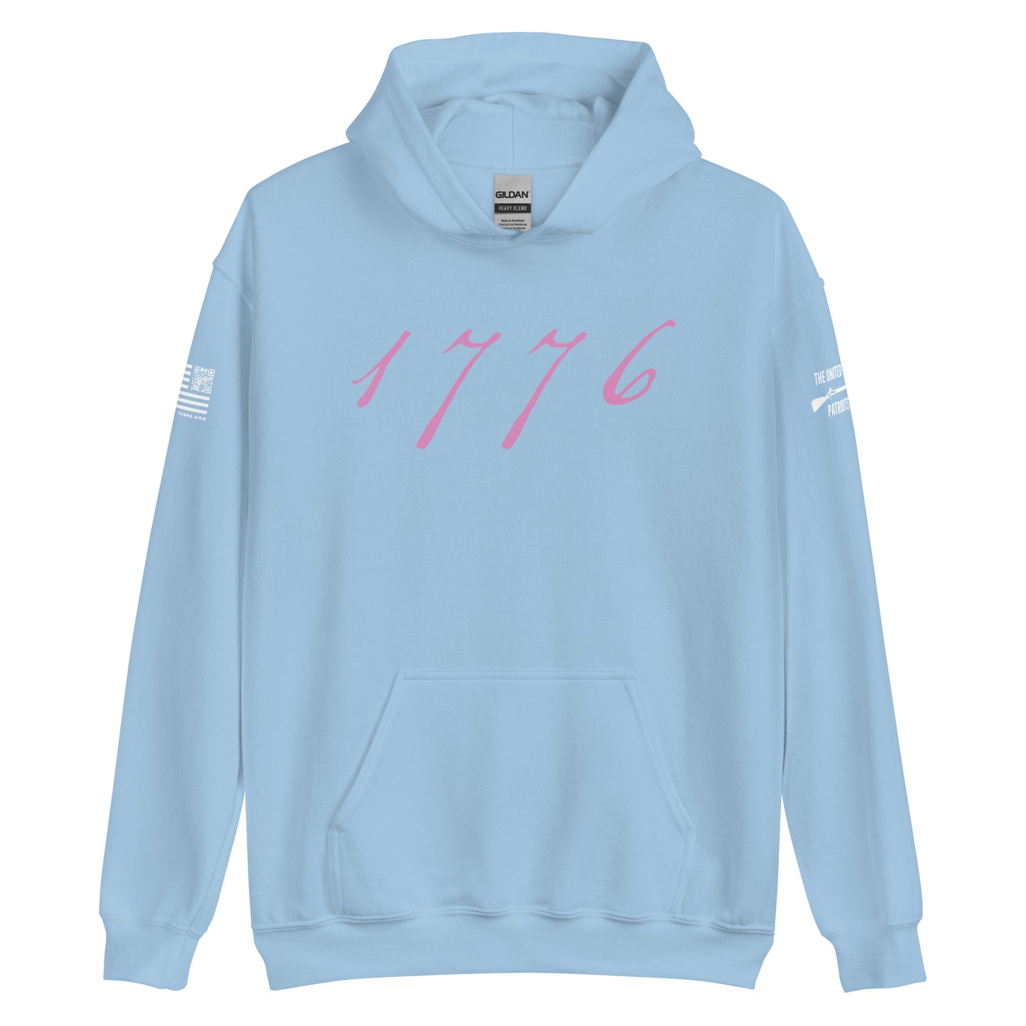 WE THE PEOPLE FLAG HOODIE - PINK CAMO EDITION