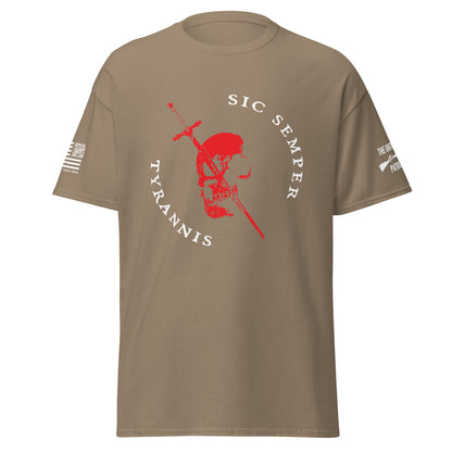 SIC SEMPER TYRANNIS SKULL TEE