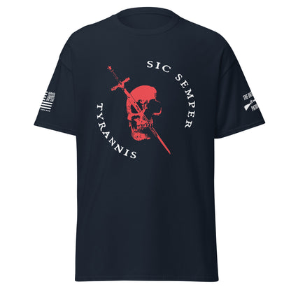 SIC SEMPER TYRANNIS SKULL TEE