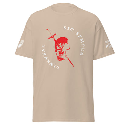 SIC SEMPER TYRANNIS SKULL TEE