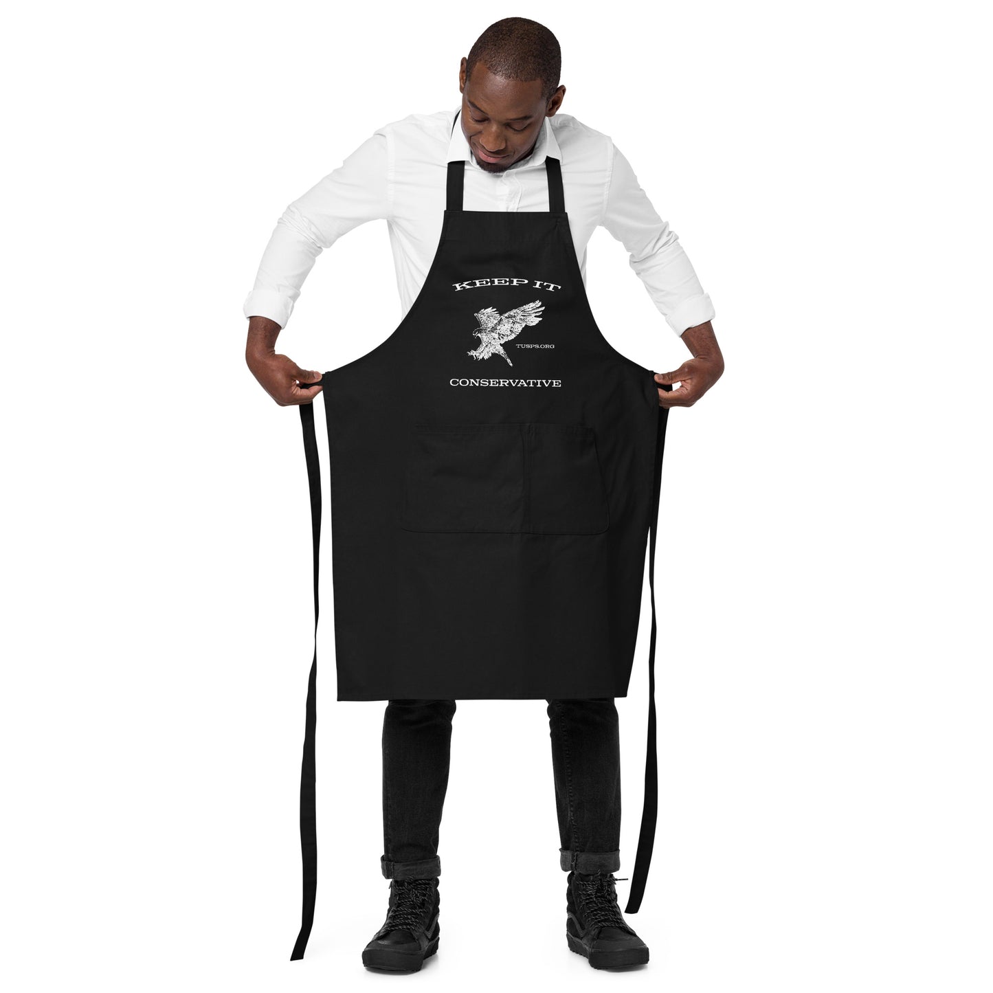 KEEP IT CONSERVATIVE APRON