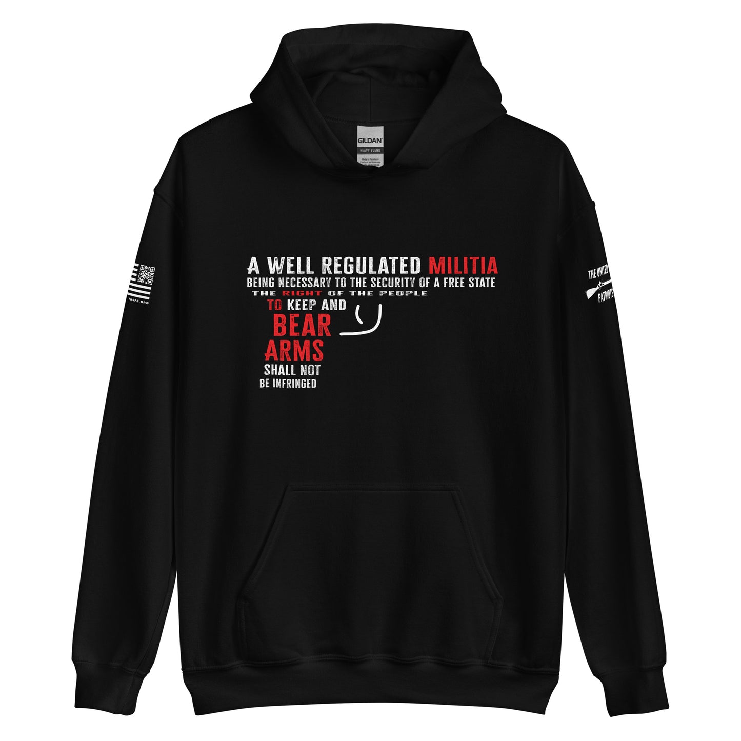 SECOND AMENDMENT PISTOL HOODIE