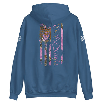 WE THE PEOPLE FLAG HOODIE - PINK CAMO EDITION