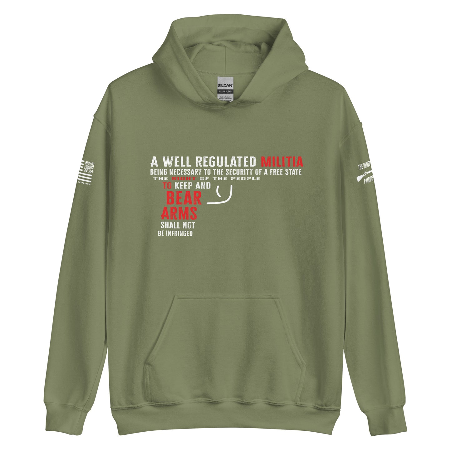 SECOND AMENDMENT PISTOL HOODIE