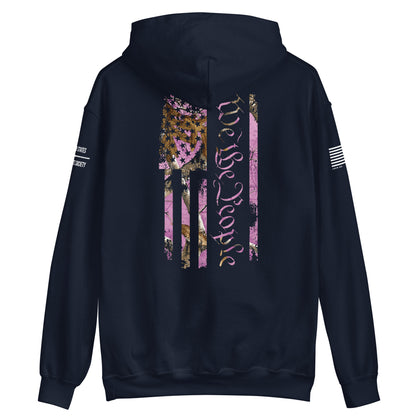 WE THE PEOPLE FLAG HOODIE - PINK CAMO EDITION