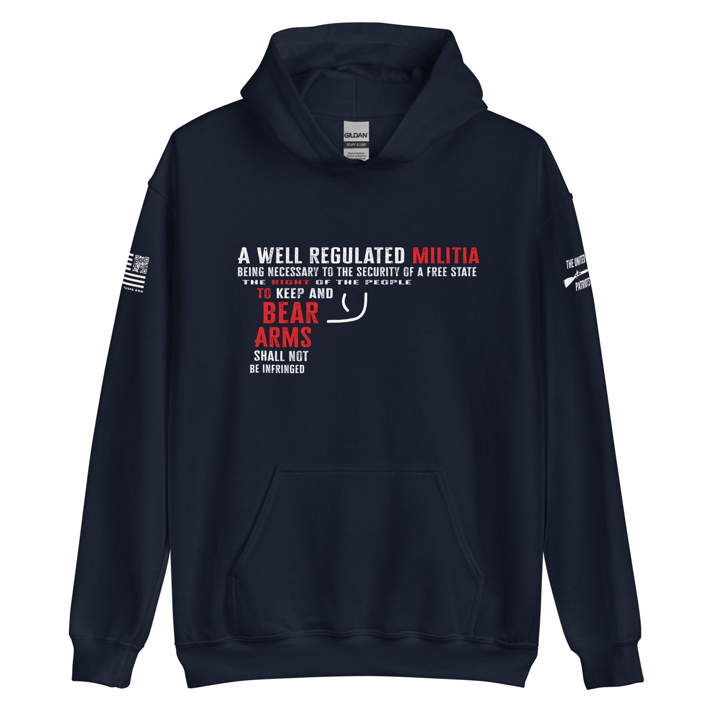 SECOND AMENDMENT PISTOL HOODIE